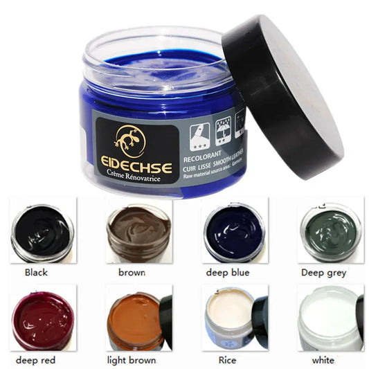 Car Leather Vinyl Repair Kit Leather Paint Cleaner for Auto Seat Sofa