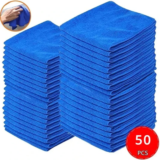 Microfiber Thin Car Cleaning Towels Soft Drying Cloth Hemming Water