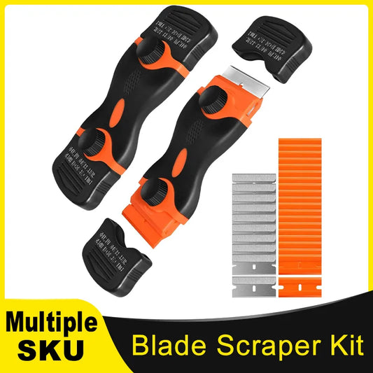 Blade Scraper Double Edge Razor Remover Tool with Blades for Labels